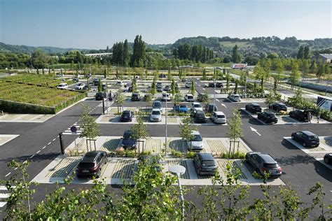 ecological parking lot.